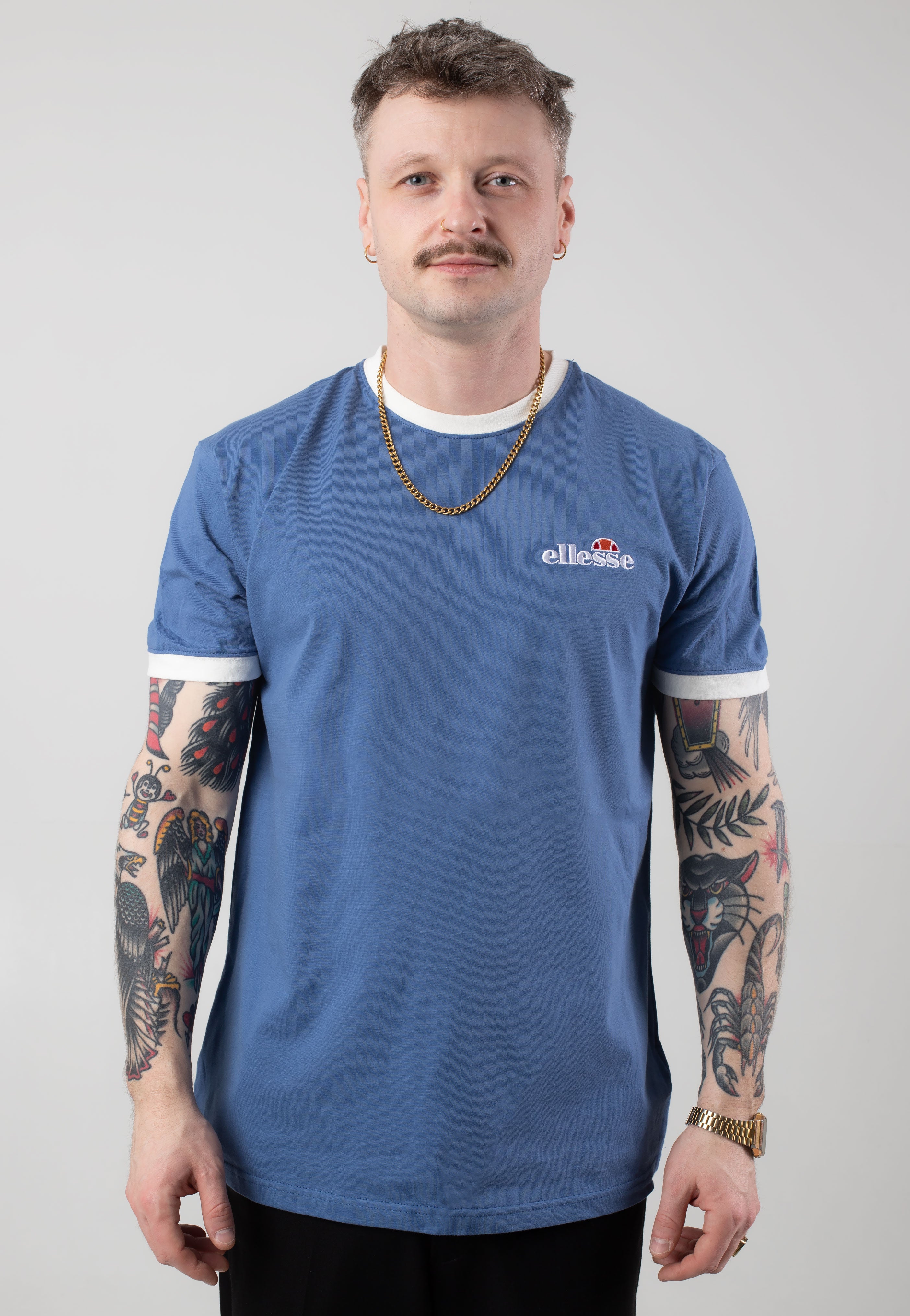 Ellesse Meduno Navy T-Shirt Impericon