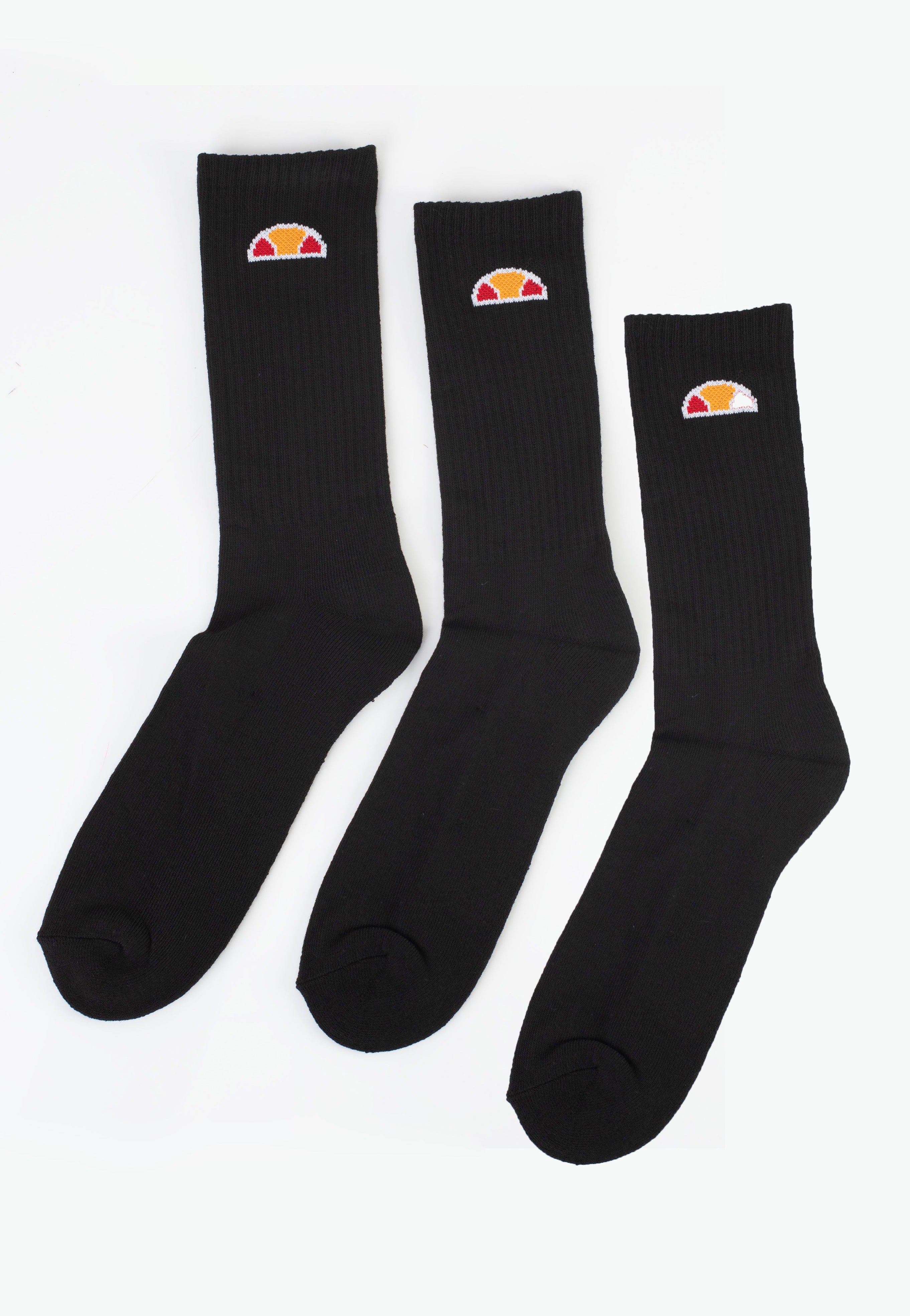 Ellesse - Tisbi Pack Of 3 Black - Socks | Neutral-Image