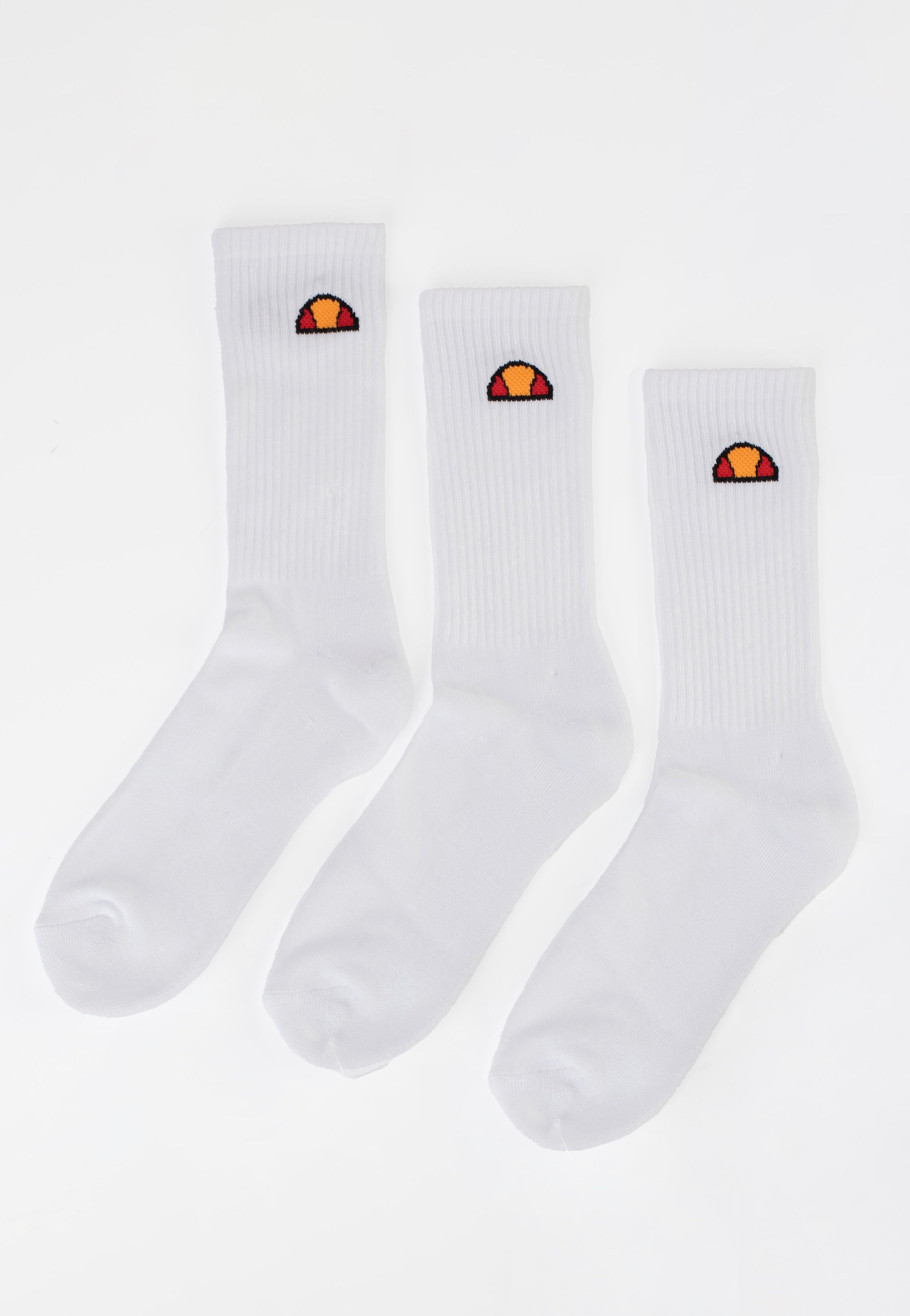 Ellesse - Tisbi Pack Of 3 White - Socks | Neutral-Image