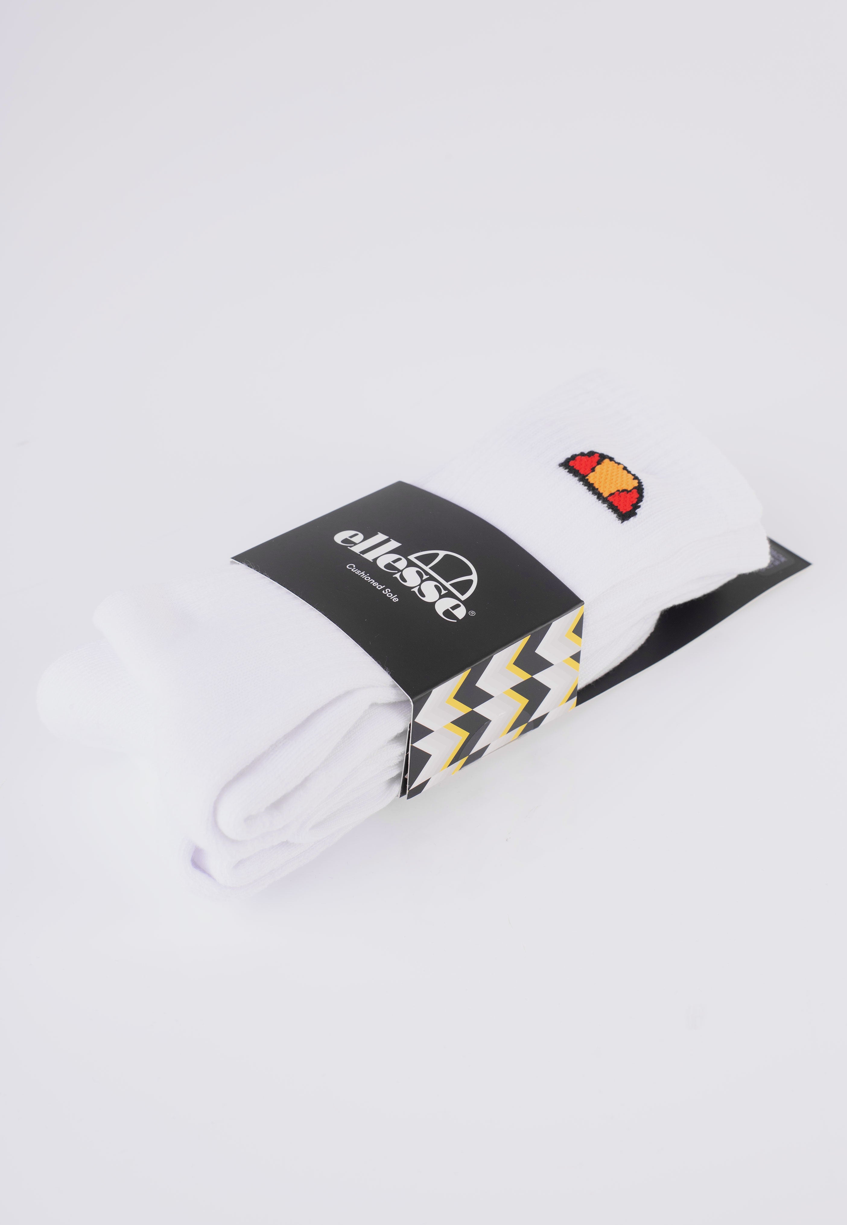 Ellesse - Tisbi Pack Of 3 White - Socks | Neutral-Image