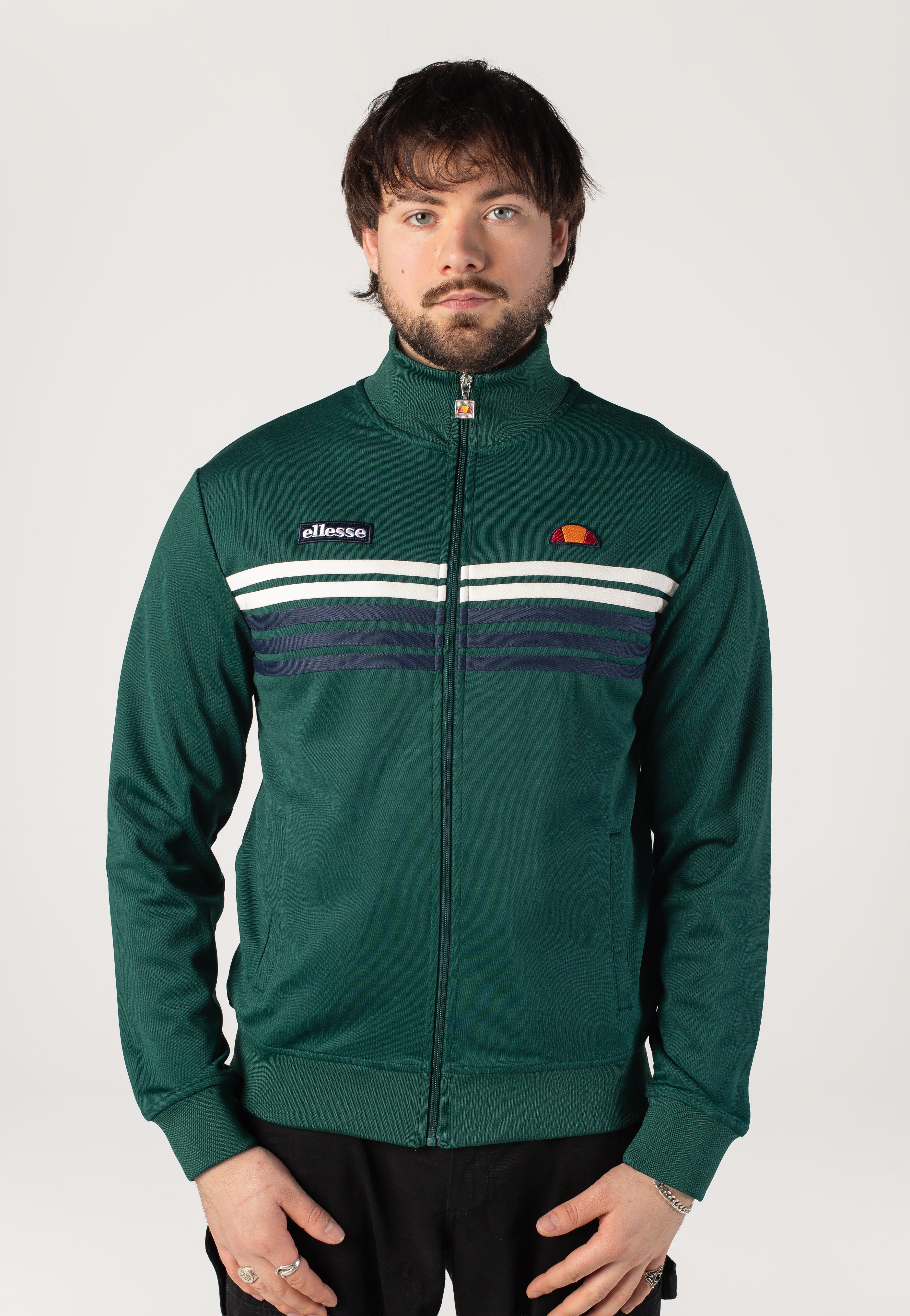 Ellesse - Vicenza Dark Green - Track Jacket | Men-Image