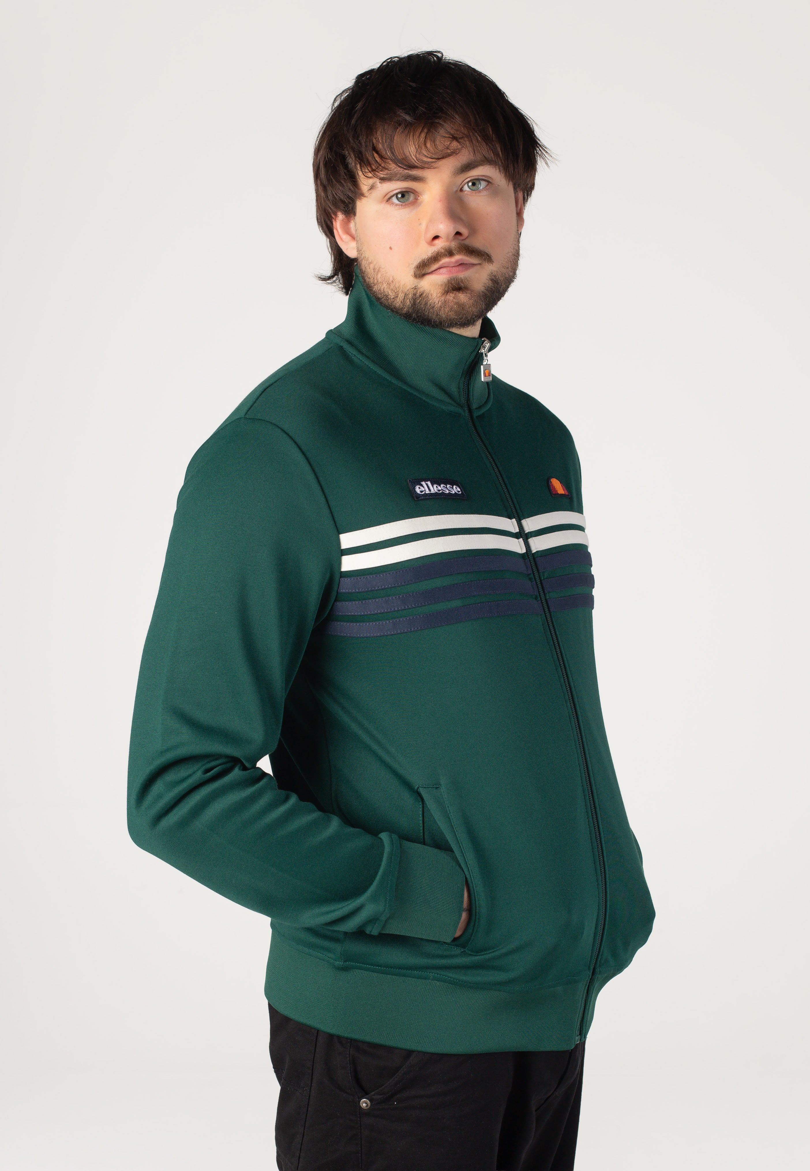 Ellesse - Vicenza Dark Green - Track Jacket | Men-Image