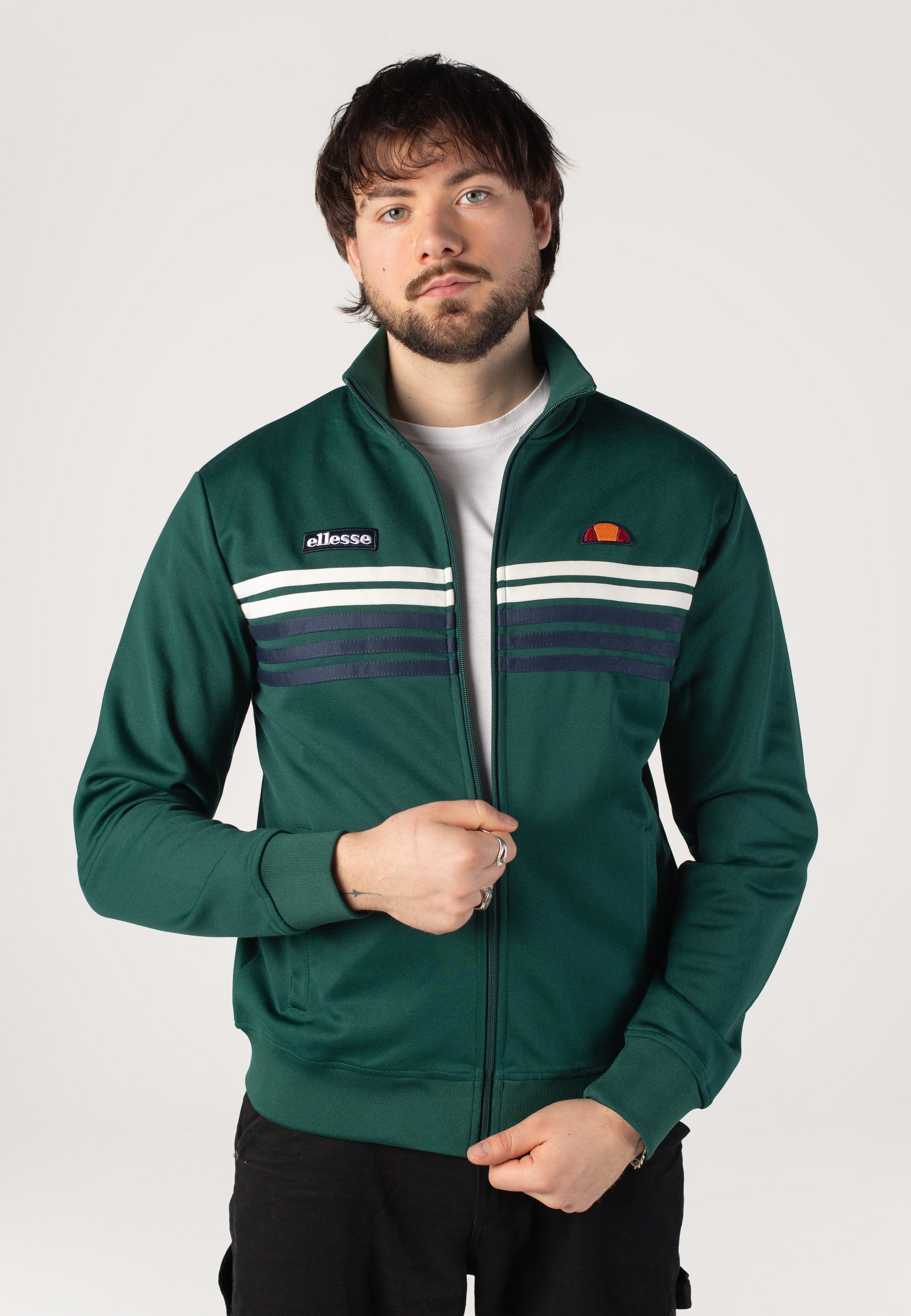 Ellesse - Vicenza Dark Green - Track Jacket | Men-Image