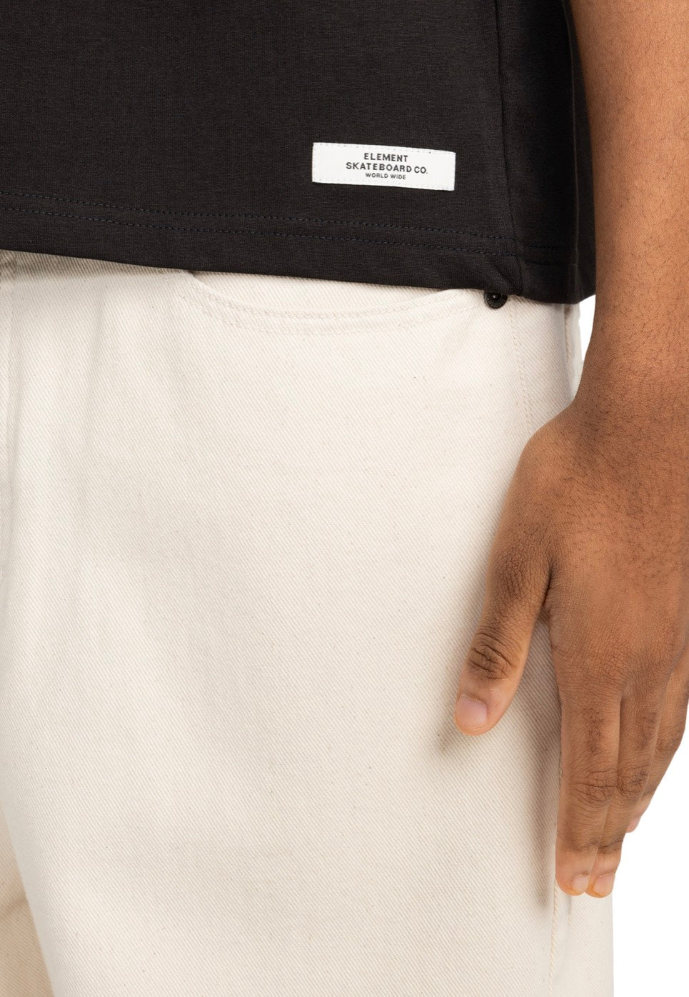 Element - Icon Label Flint Black - T-Shirt | Men-Image