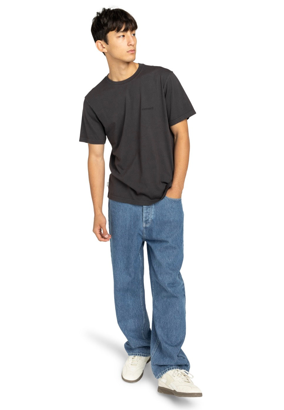 Element - Lowcase Pigment Off Black - T-Shirt | Men-Image