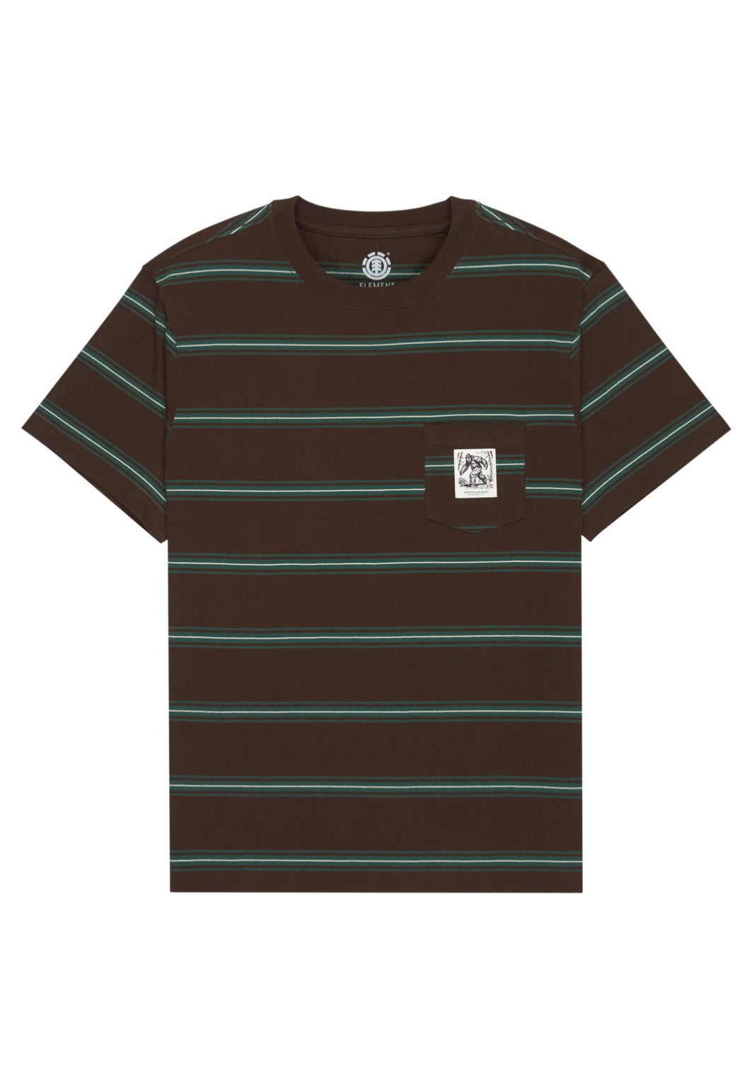 Element - Bigfoot Pocket Label Bigfoot Java Stripe - T-Shirt | Men-Image