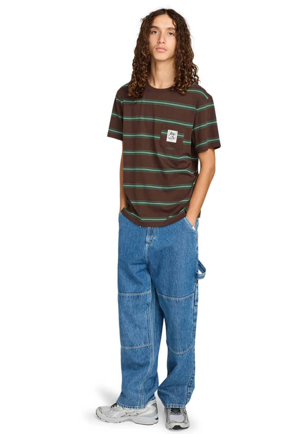 Element - Bigfoot Pocket Label Bigfoot Java Stripe - T-Shirt | Men-Image