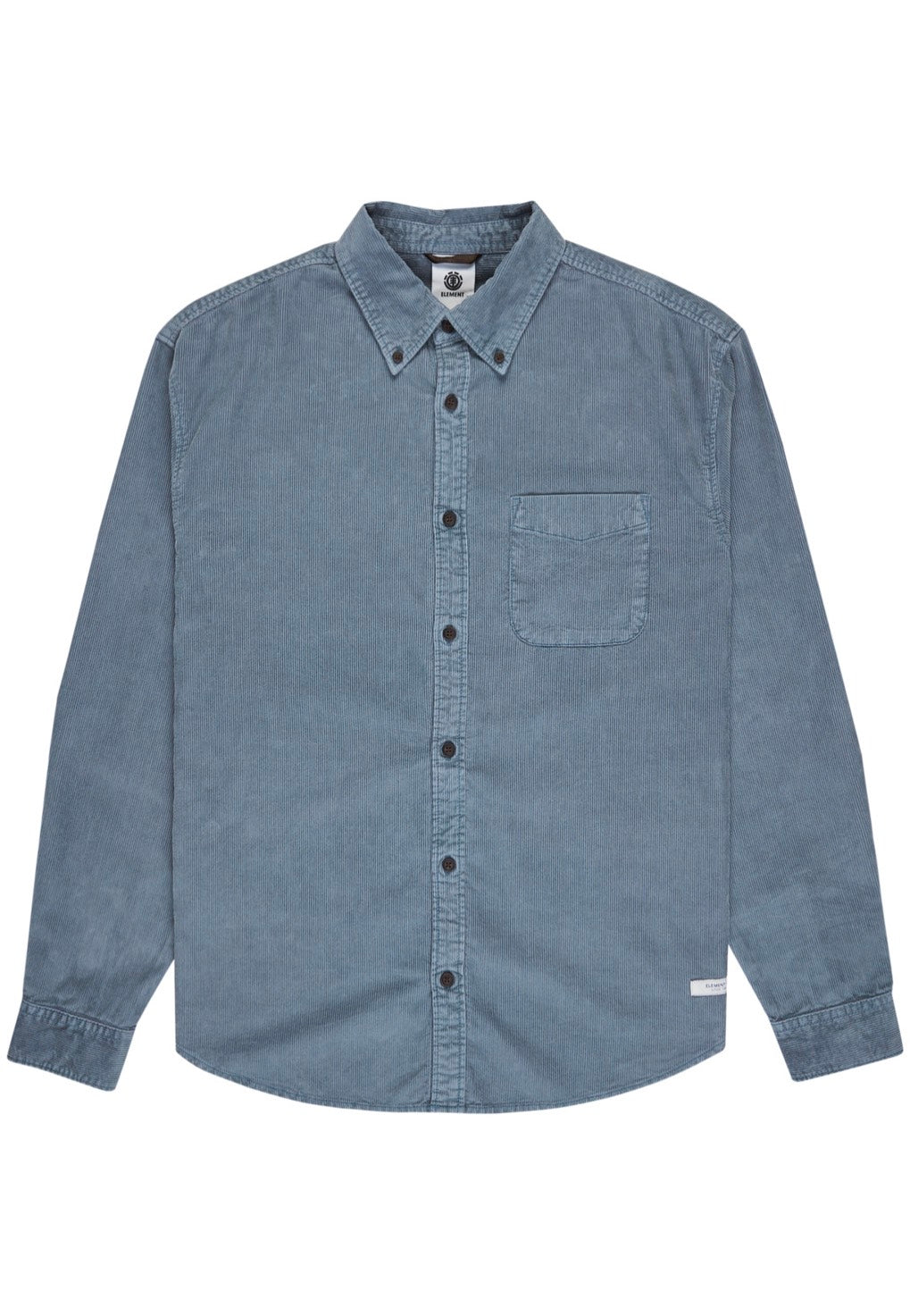 Element - Button Down Regular Corduroy Blue Mirage - Shirt | Men-Image