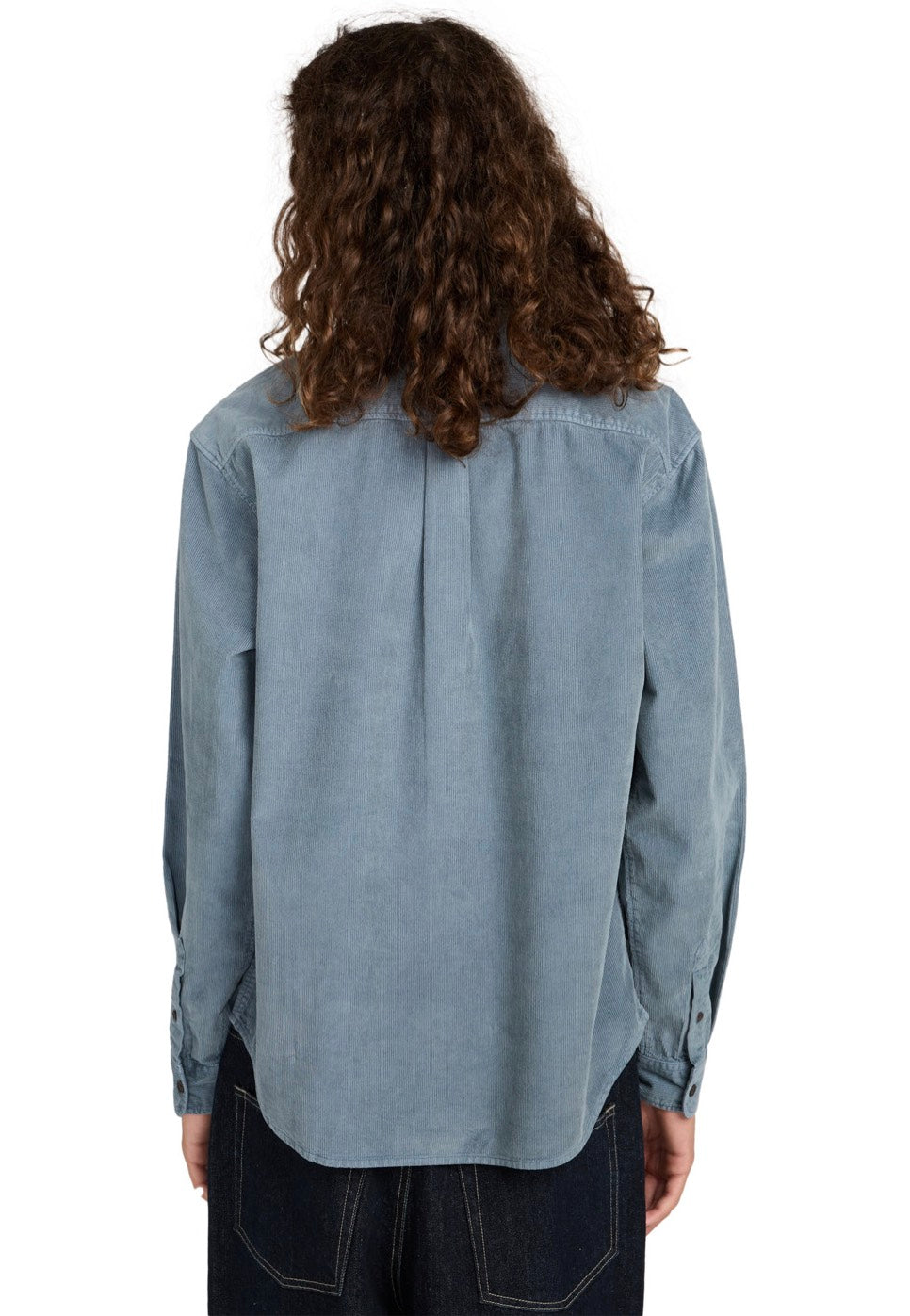 Element - Button Down Regular Corduroy Blue Mirage - Shirt | Men-Image