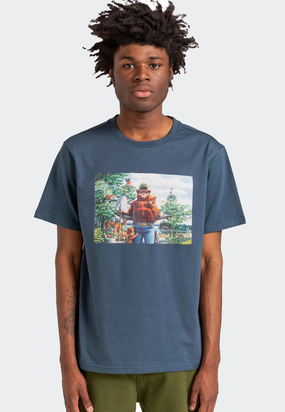 Element x Smokey Bear - Hug Midnight Navy - T-Shirt | Men-Image