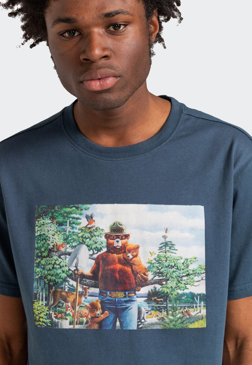 Element x Smokey Bear - Hug Midnight Navy - T-Shirt | Men-Image