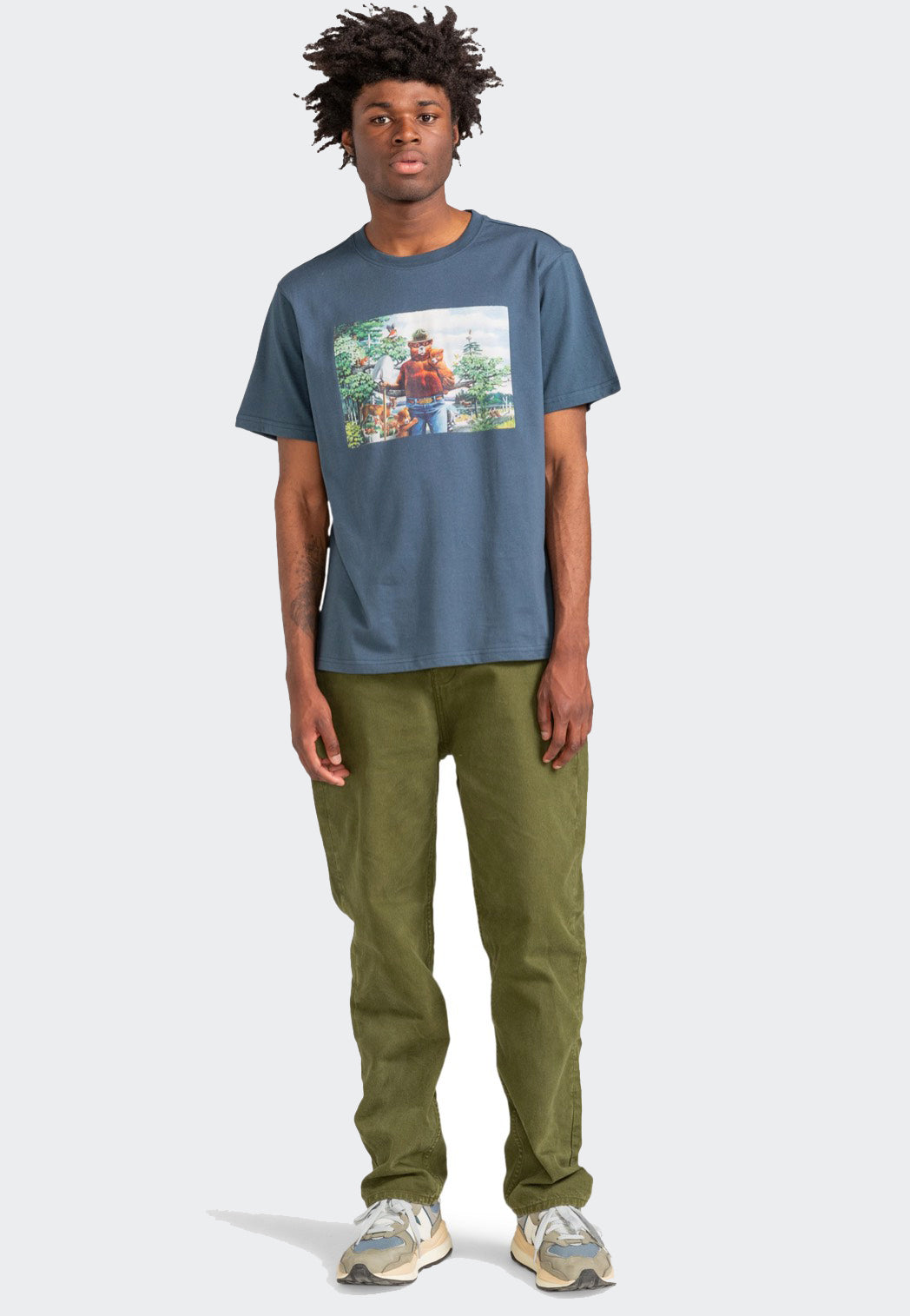 Element x Smokey Bear - Hug Midnight Navy - T-Shirt | Men-Image