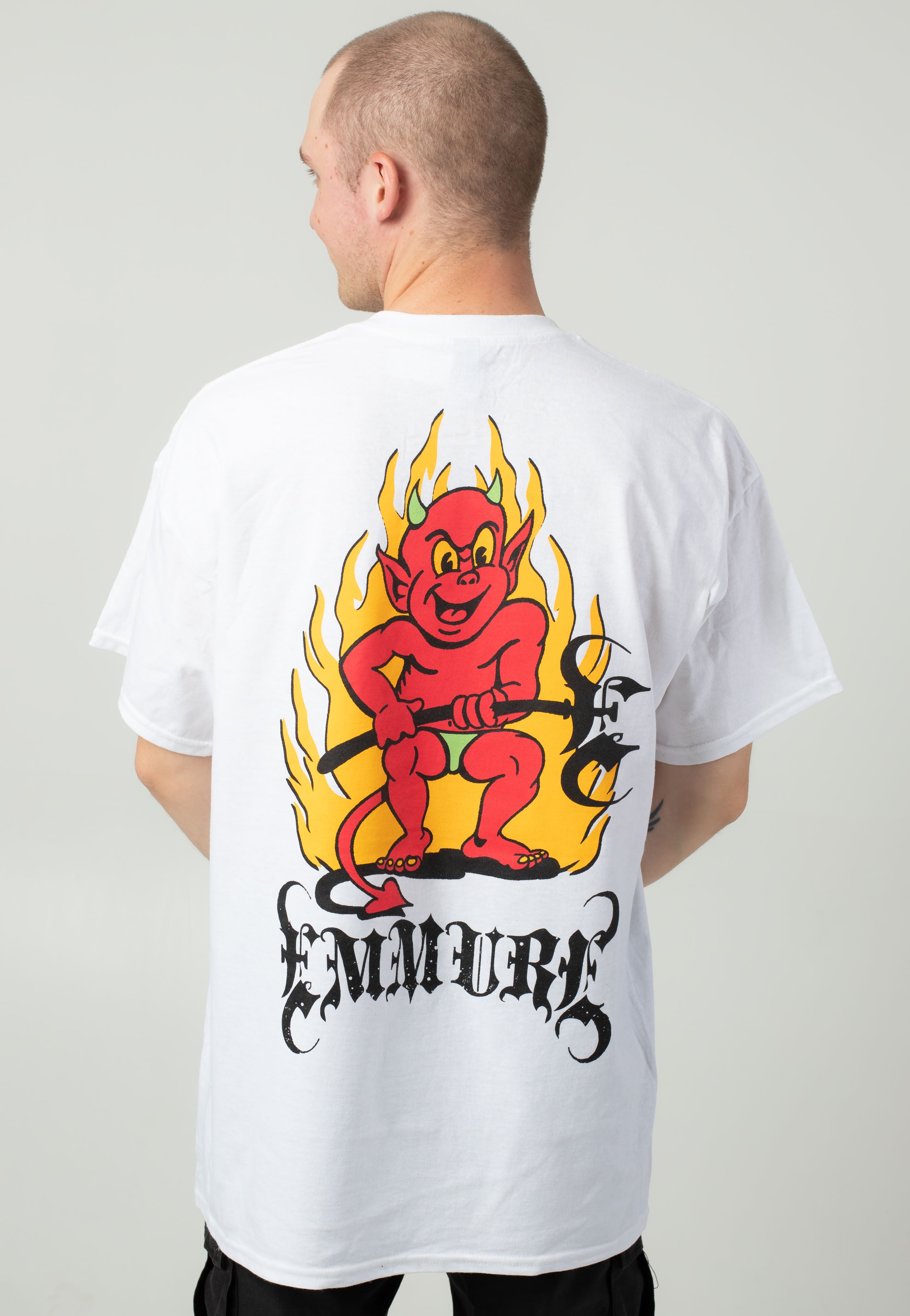 Emmure Devil Man White - T-Shirt | Impericon