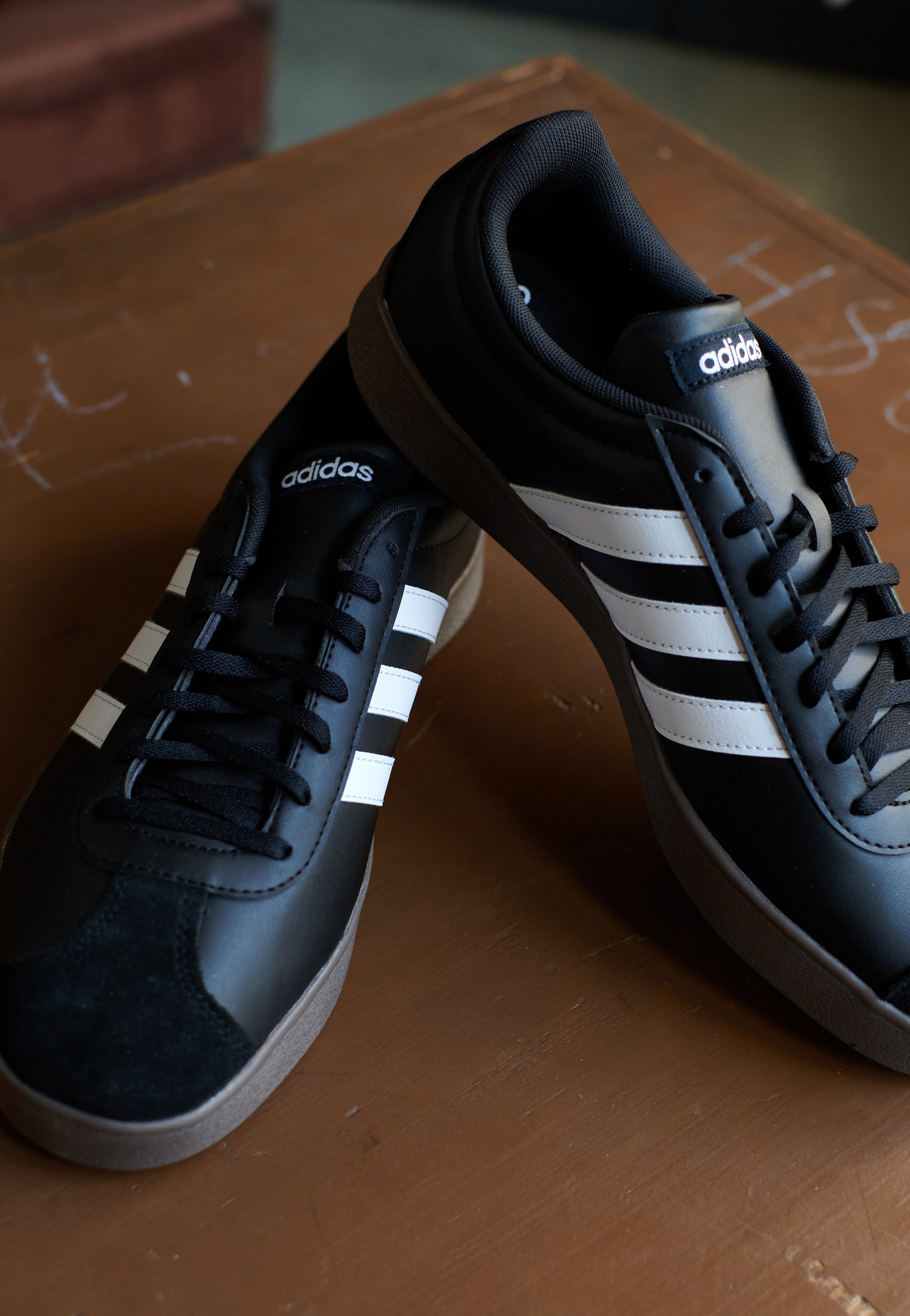 Adidas - Vl Court Base Cblack/Ftwwht/Cblack - Shoes | Neutral-Image