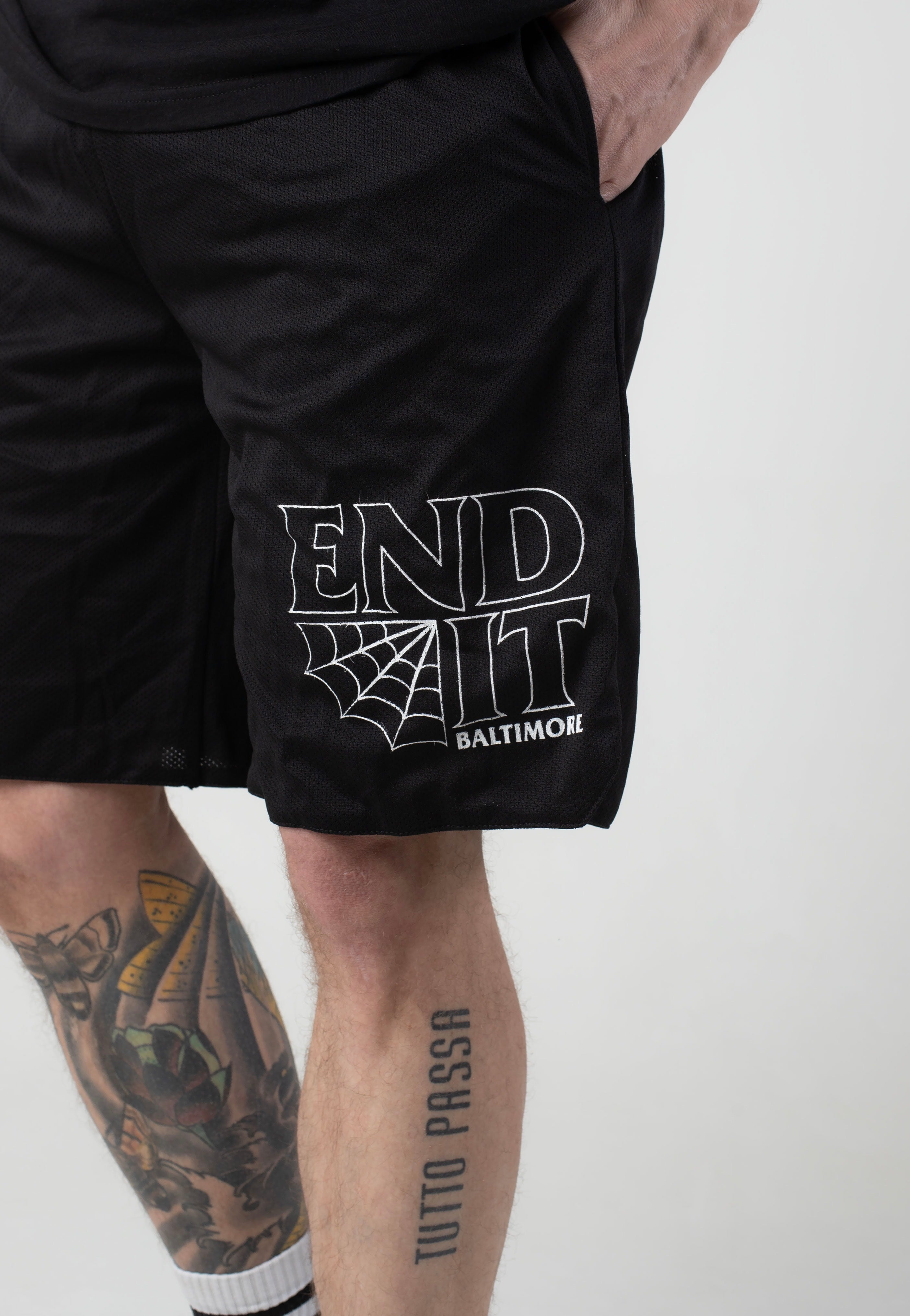 End It - Spiderweb - Shorts | Men-Image