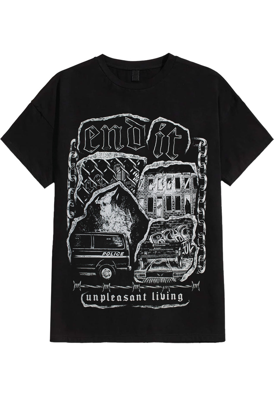 End It - Unpleasant Living - T-Shirt | Neutral-Image
