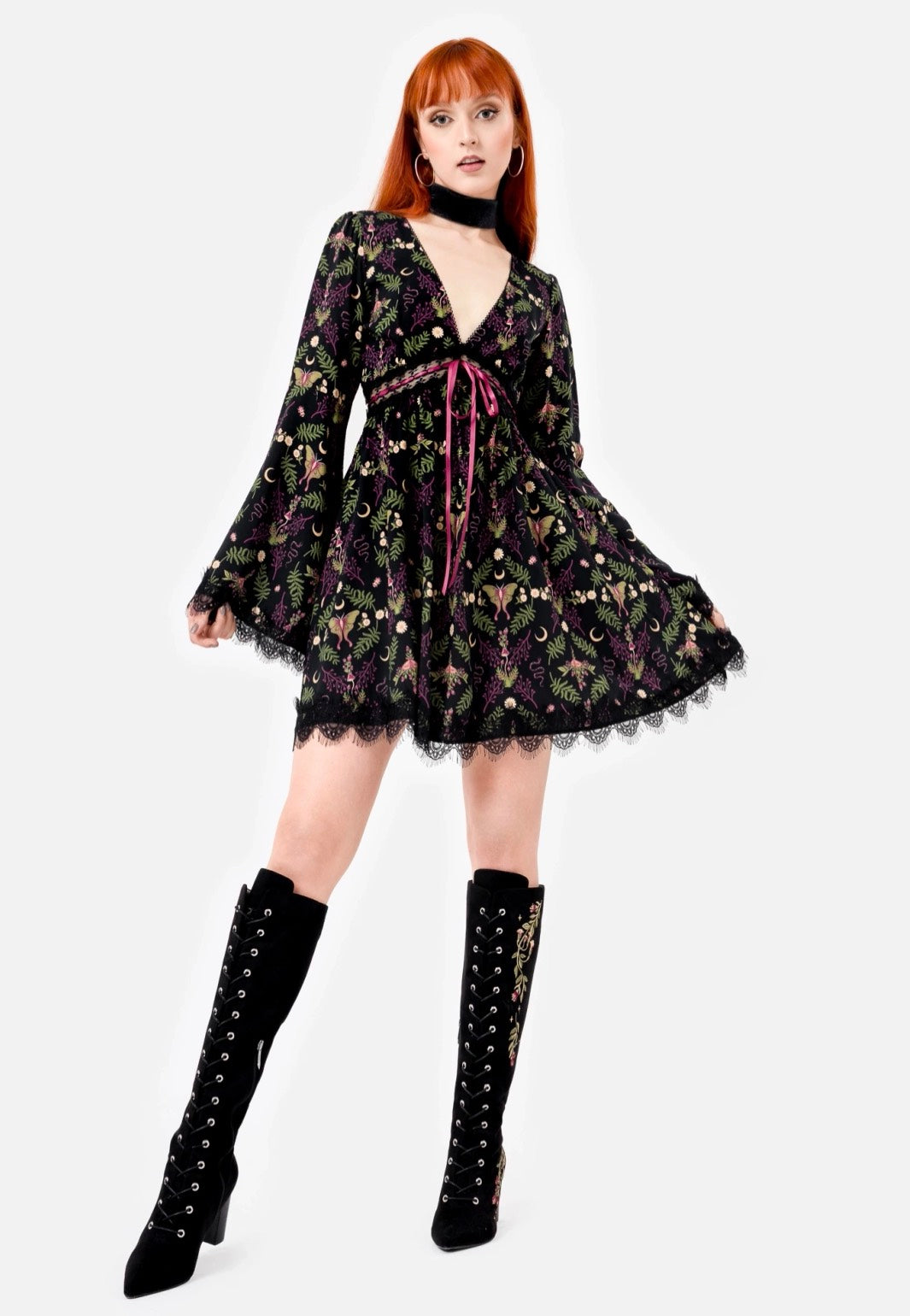 Restyle - Astrantia Knee High Black - Girl Shoes | Women-Image