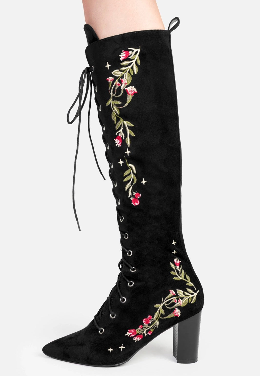 Restyle - Astrantia Knee High Black - Girl Shoes | Women-Image