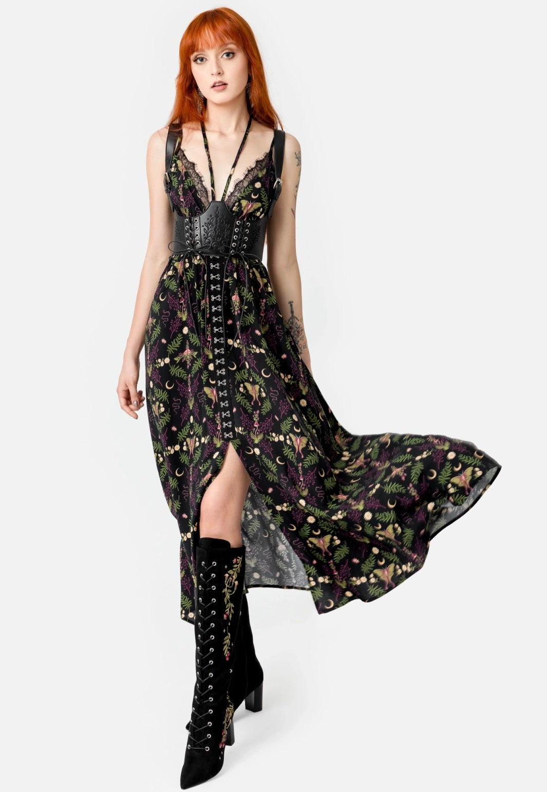 Restyle - Astrantia Knee High Black - Girl Shoes | Women-Image