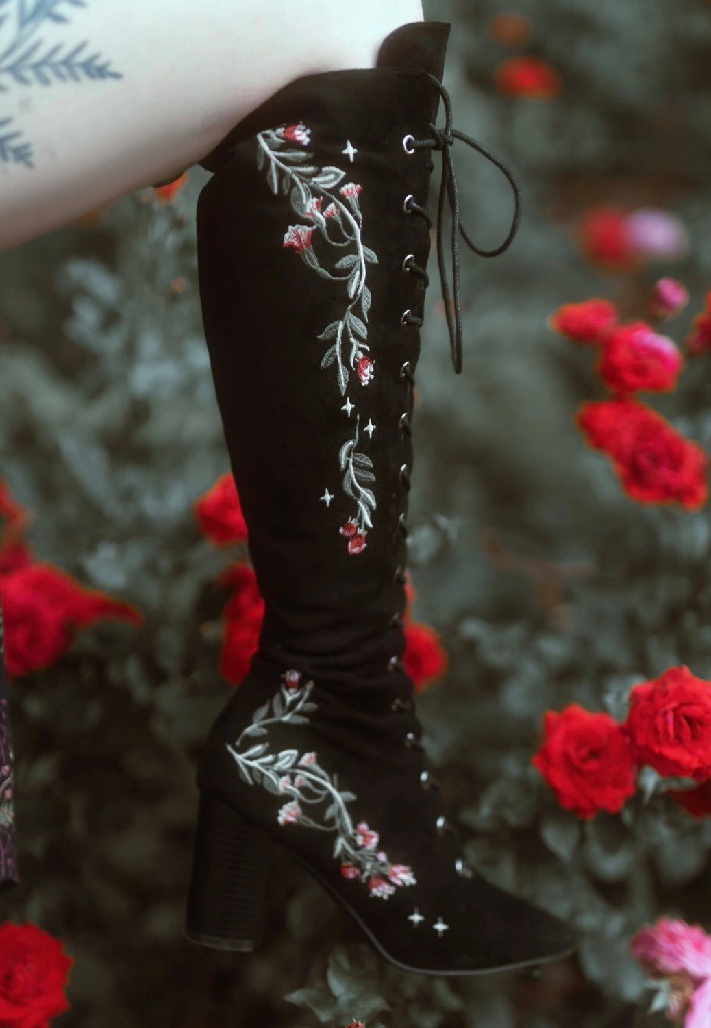 Restyle - Astrantia Knee High Black - Girl Shoes | Women-Image