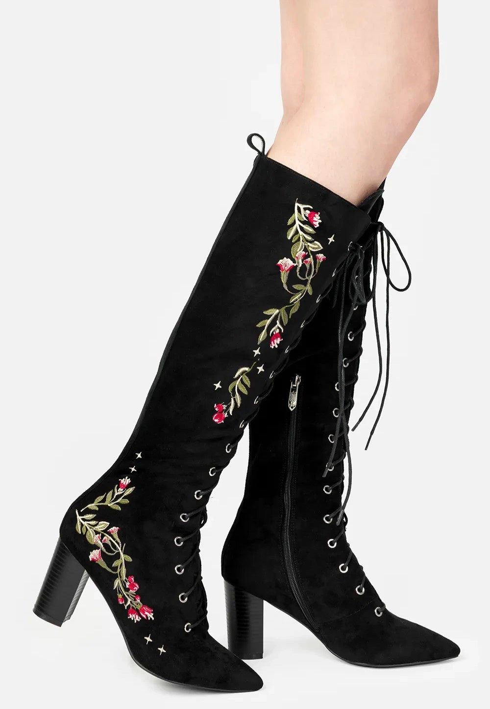 Restyle - Astrantia Knee High Black - Girl Shoes | Women-Image