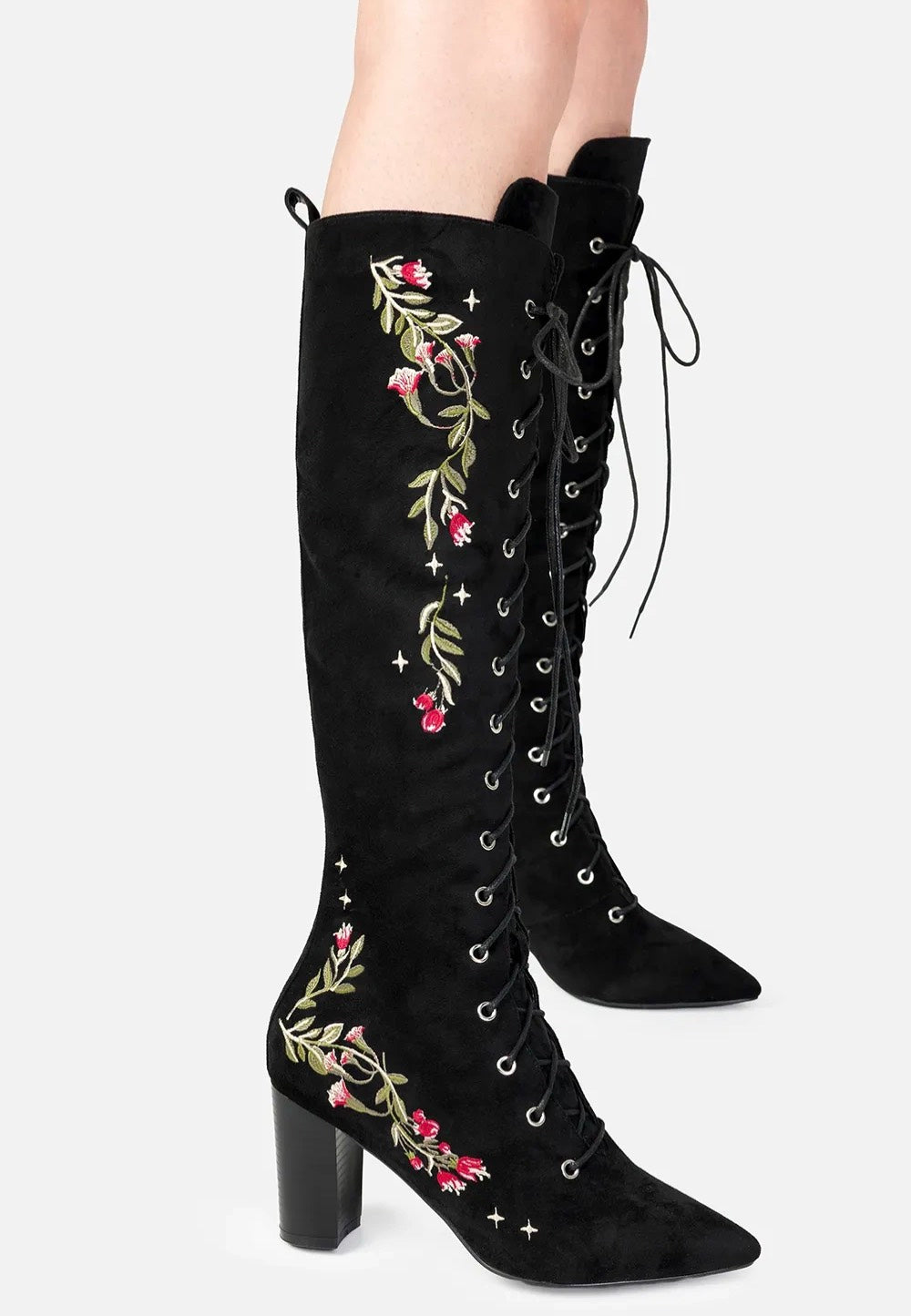 Restyle - Astrantia Knee High Black - Girl Shoes | Women-Image
