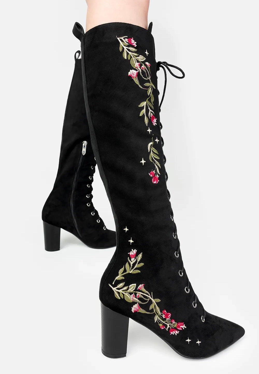Restyle - Astrantia Knee High Black - Girl Shoes | Women-Image