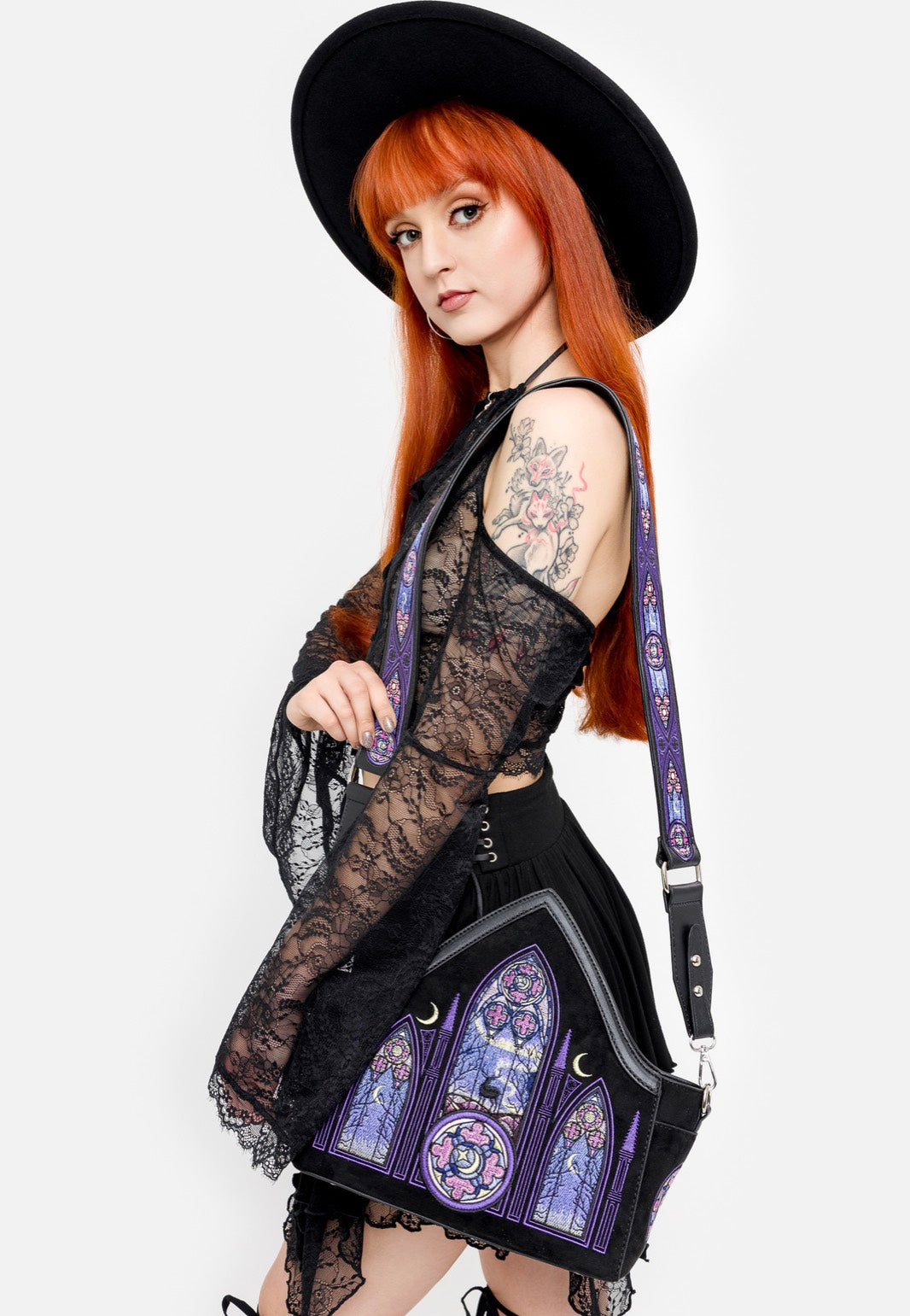 Restyle - Aurora Northern Lights Embroidery - Bag | Neutral-Image