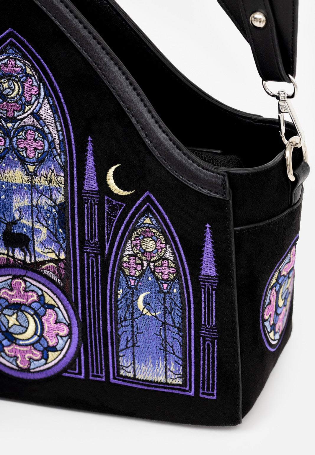 Restyle - Aurora Northern Lights Embroidery - Bag | Neutral-Image