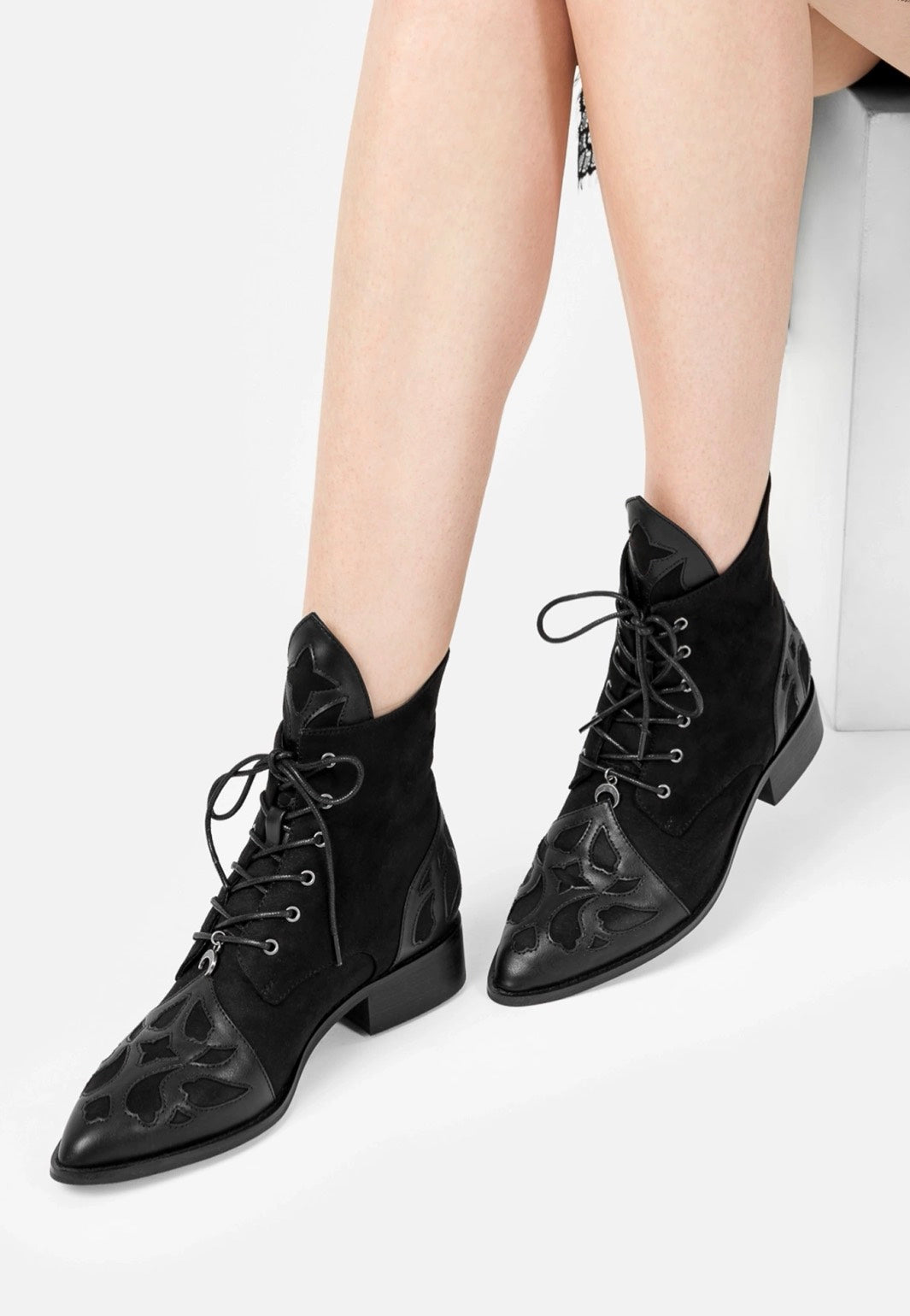 Restyle - Beyond The Veil Pikes Black - Girl Shoes | Women-Image