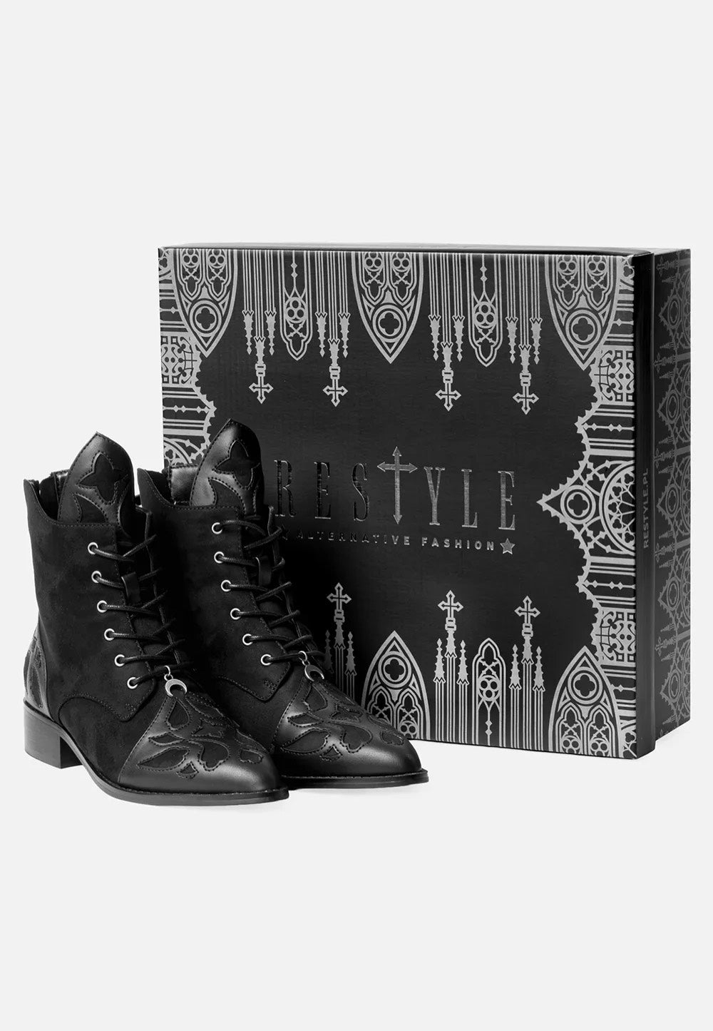 Restyle - Beyond The Veil Pikes Black - Girl Shoes | Women-Image
