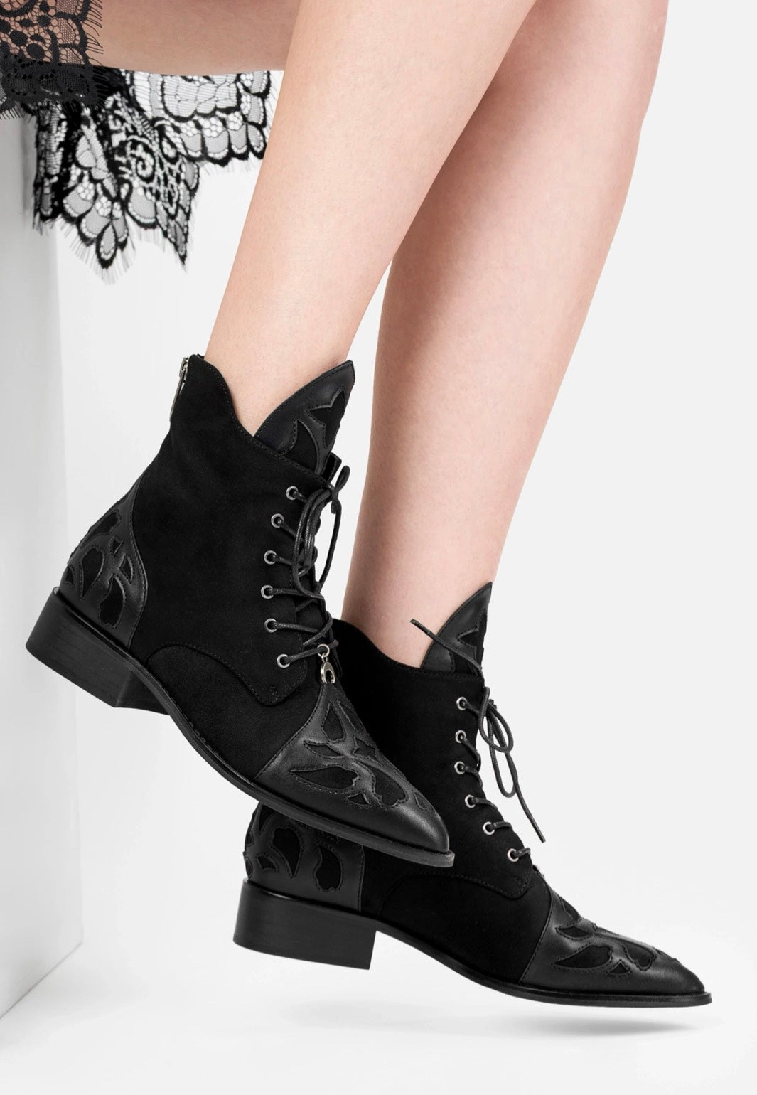 Restyle - Beyond The Veil Pikes Black - Girl Shoes | Women-Image