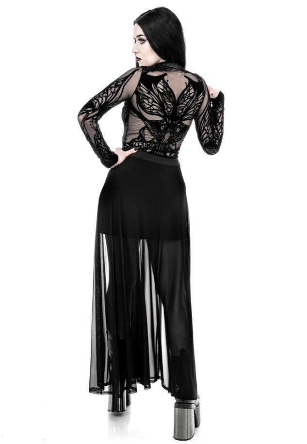 Restyle - Elven Whispers Ethereal With Wings Black - Body | Women-Image