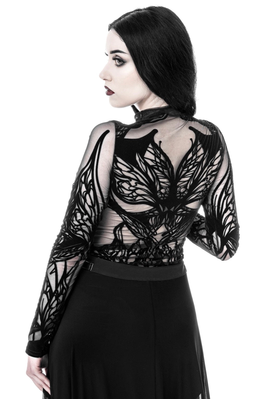 Restyle - Elven Whispers Ethereal With Wings Black - Body | Women-Image