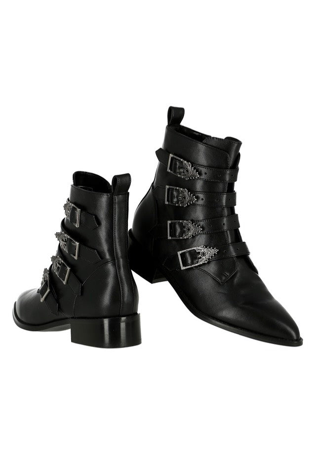 Restyle - Cathedralis Buckle Pikes Black - Girl Shoes | Women-Image