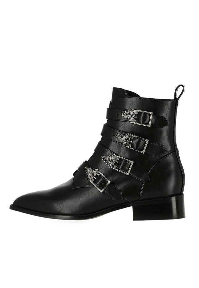 Restyle - Cathedralis Buckle Pikes Black - Girl Shoes | Women-Image