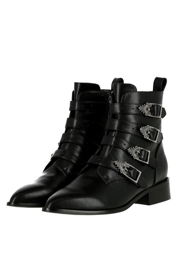 Restyle - Cathedralis Buckle Pikes Black - Girl Shoes | Women-Image