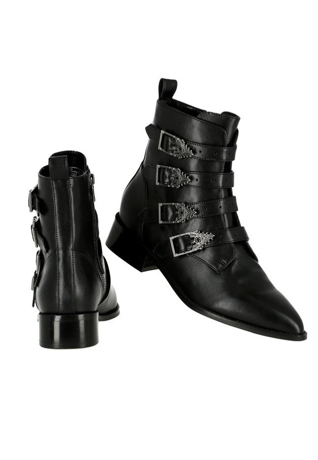 Restyle - Cathedralis Buckle Pikes Black - Girl Shoes | Women-Image