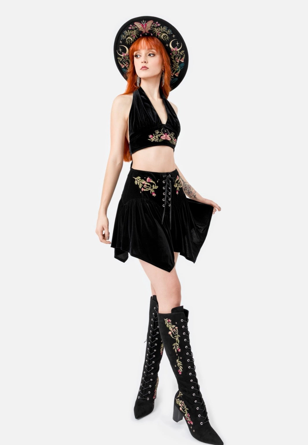 Restyle - Dark Botany Black - Skirt | Women-Image