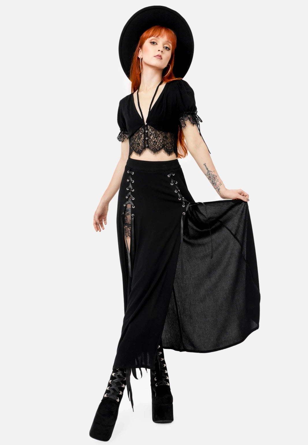 Restyle - Lichen Lace - Top | Women-Image