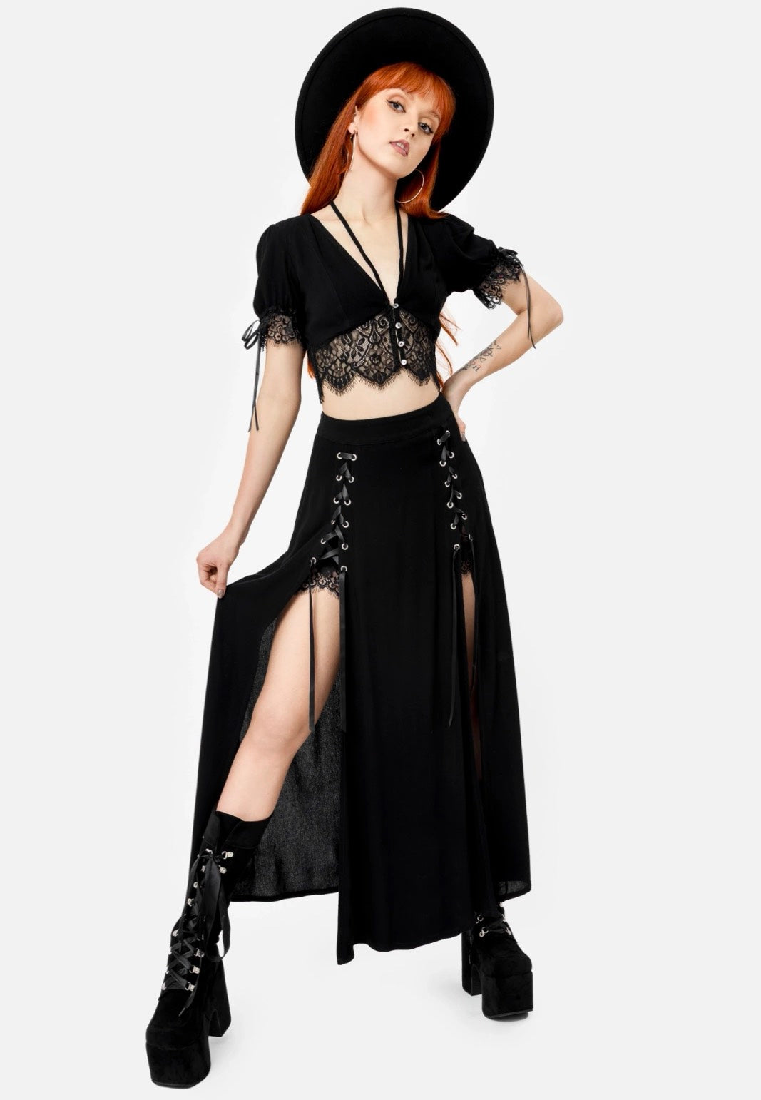 Restyle - Lichen Lace - Top | Women-Image