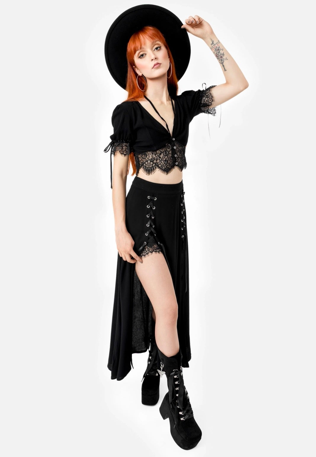 Restyle - Lichen Lace - Top | Women-Image