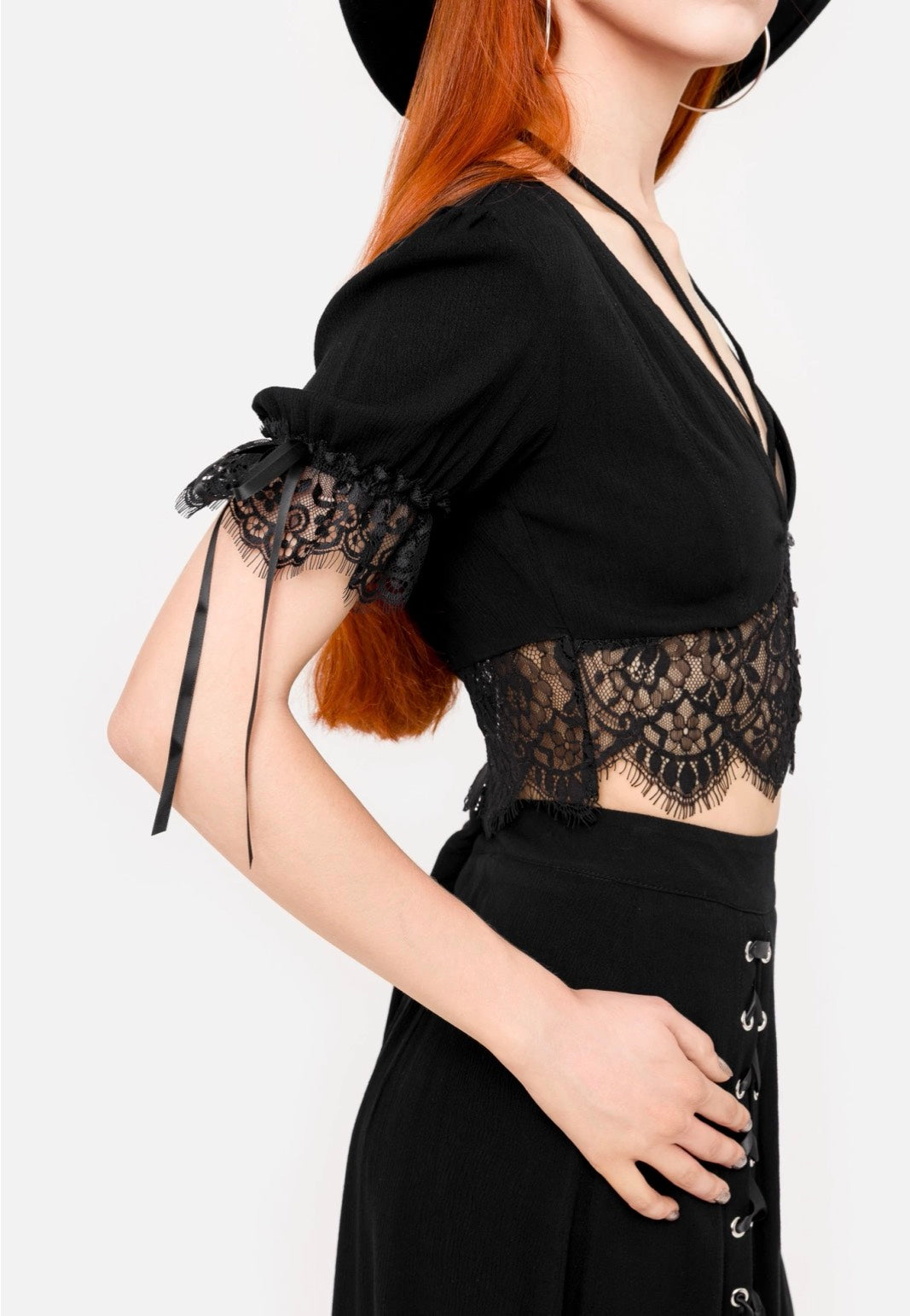 Restyle - Lichen Lace - Top | Women-Image