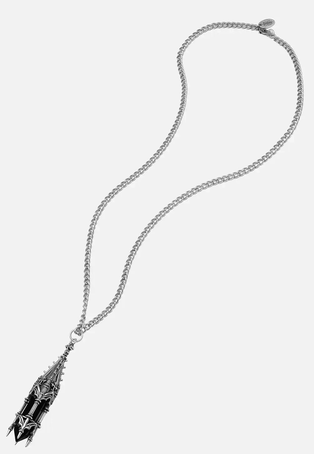 Restyle Midnight Totem Silver Necklace | Neutral-Image