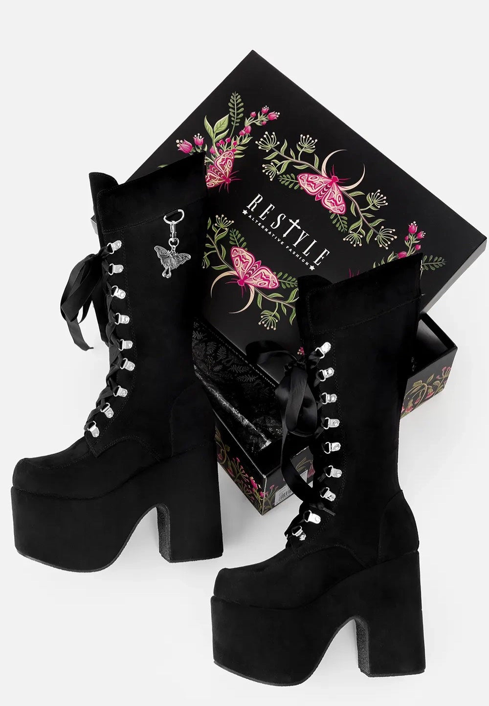Restyle - Night Wanderer Platforms Black - Girl Shoes | Women-Image