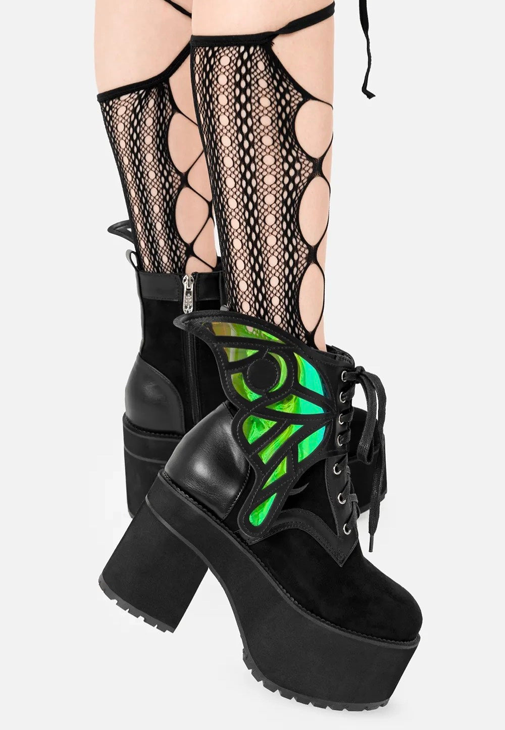 Restyle - Nocturne Winged Black - Girl Shoes | Women-Image