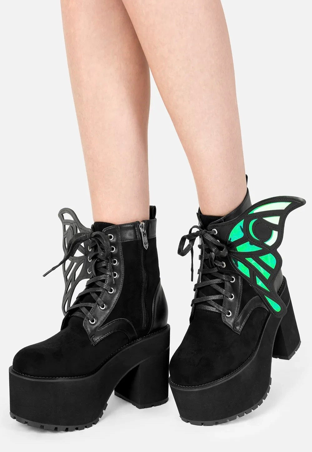 Restyle - Nocturne Winged Black - Girl Shoes | Women-Image