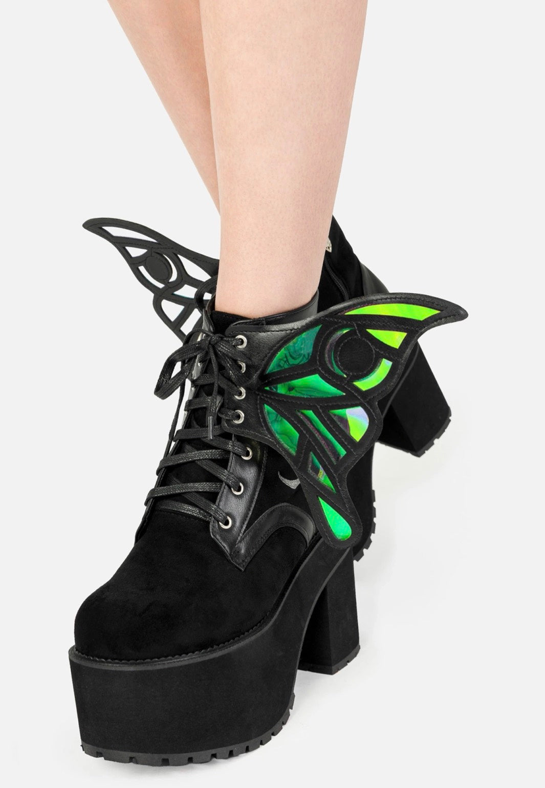 Restyle - Nocturne Winged Black - Girl Shoes | Women-Image