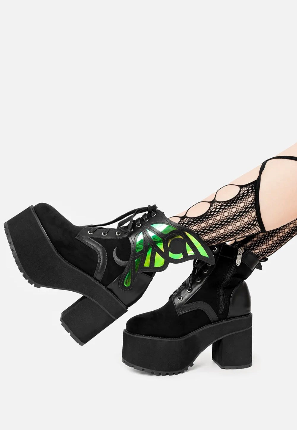 Restyle - Nocturne Winged Black - Girl Shoes | Women-Image