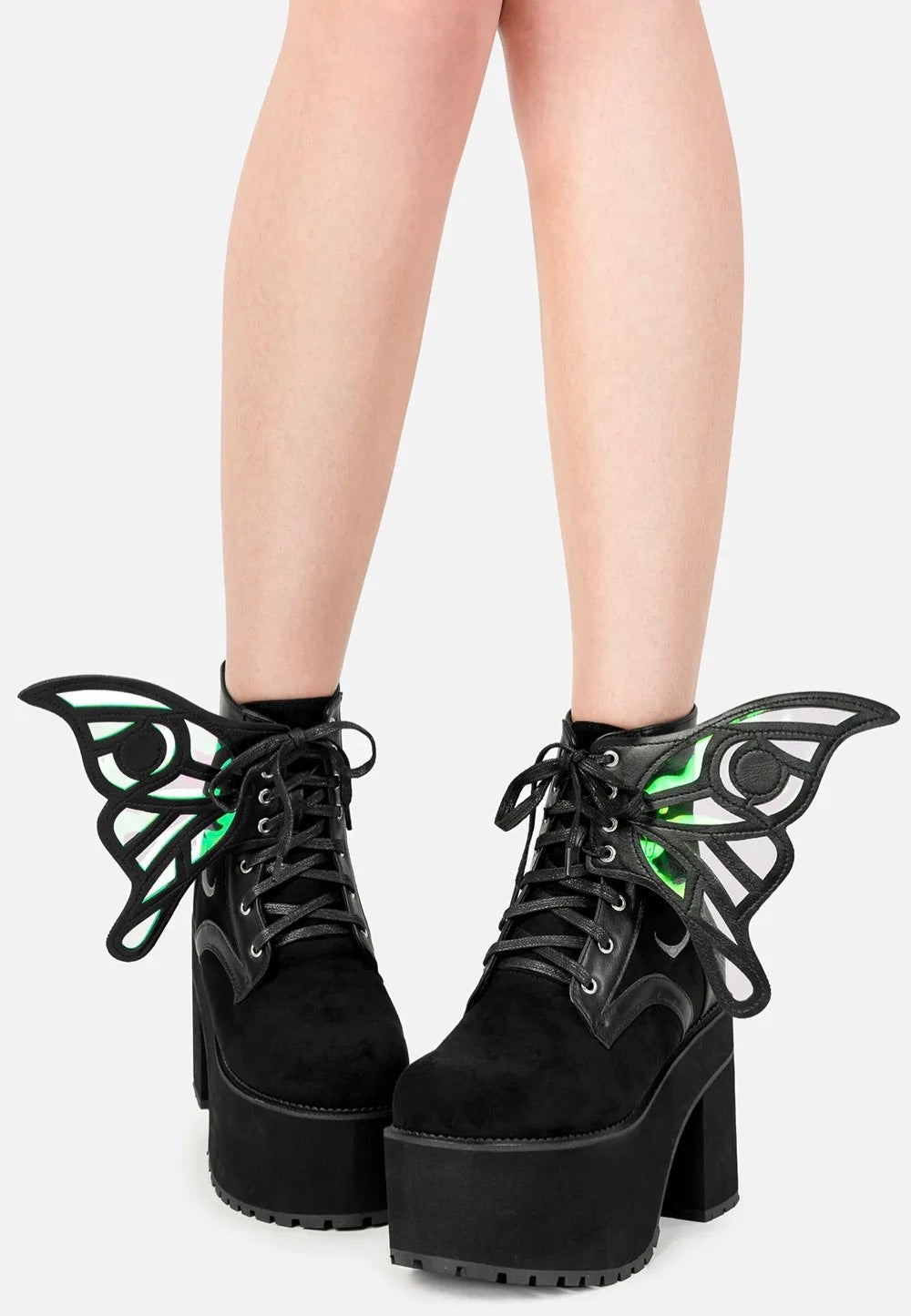 Restyle - Nocturne Winged Black - Girl Shoes | Women-Image